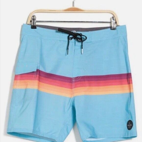 Rip Curl NWT Cove Board-shorts Men’s Sz 38 in the color Cerulean - Picture 2 of 5